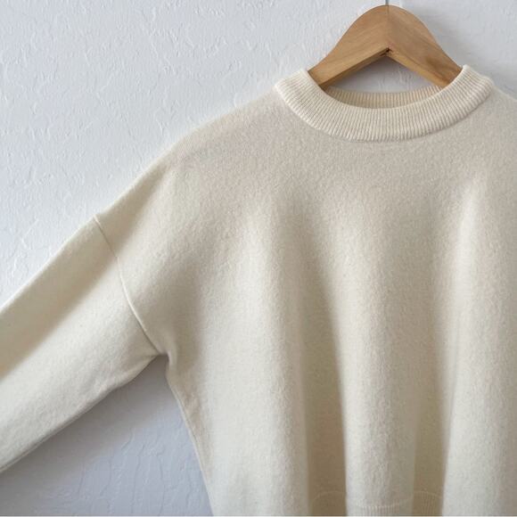 Dagmar Cream Sweater Merino Wool 100% - Picture 2 of 6
